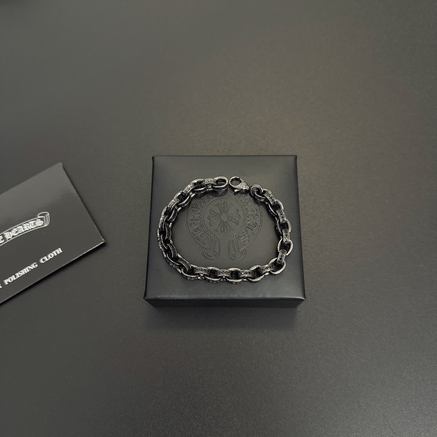 Chrome Hearts Silver Chain Bracelet